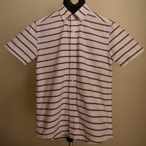 Saturdays Surf NYC Striped Short Sleeve Button Down